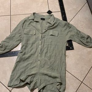 Light Olive green Vici Short romper